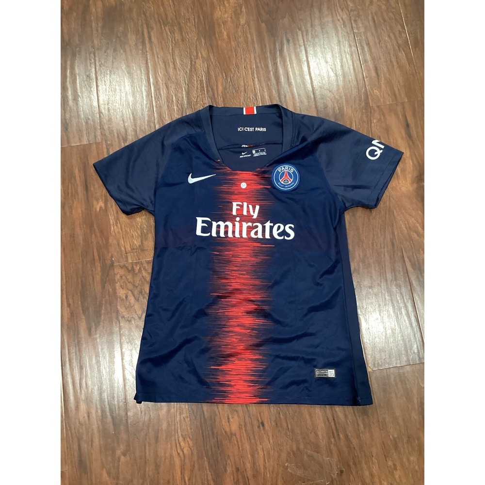 NikeParis Saint-Germain  Home Soccer Jersey Shirt WoMen's Sz LEUC #8 Cervantes